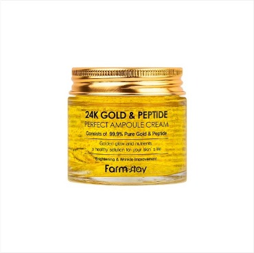 FARMSTAY 24K Gold &amp; Peptide Perfect Ampoule Cream